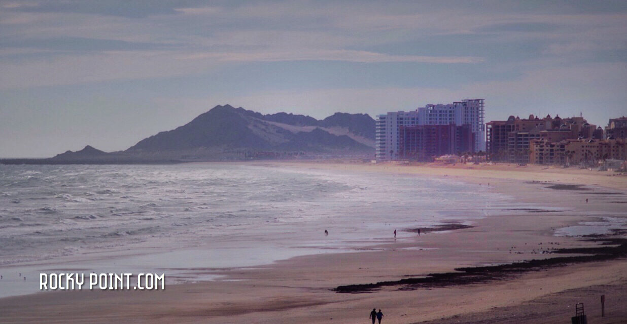 Mostly empty Sandy Beach