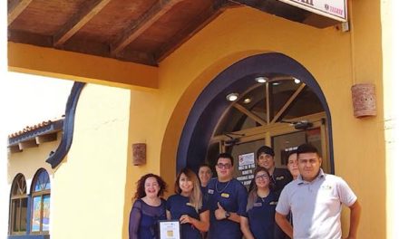 Colin’s Cantina receives recognition for their part in Fish Bowl event.