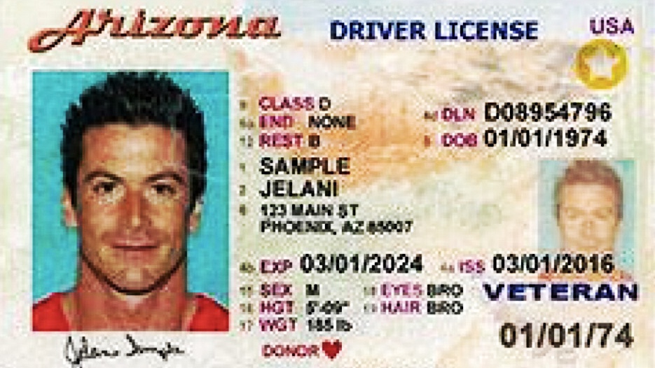 New AZ Travel I.D.