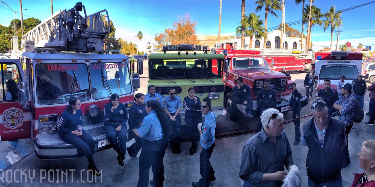 Bomberos receive 3 fire engines, new ambulance