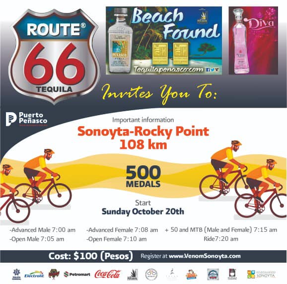 Border to Rocky Point Bike event Sunday