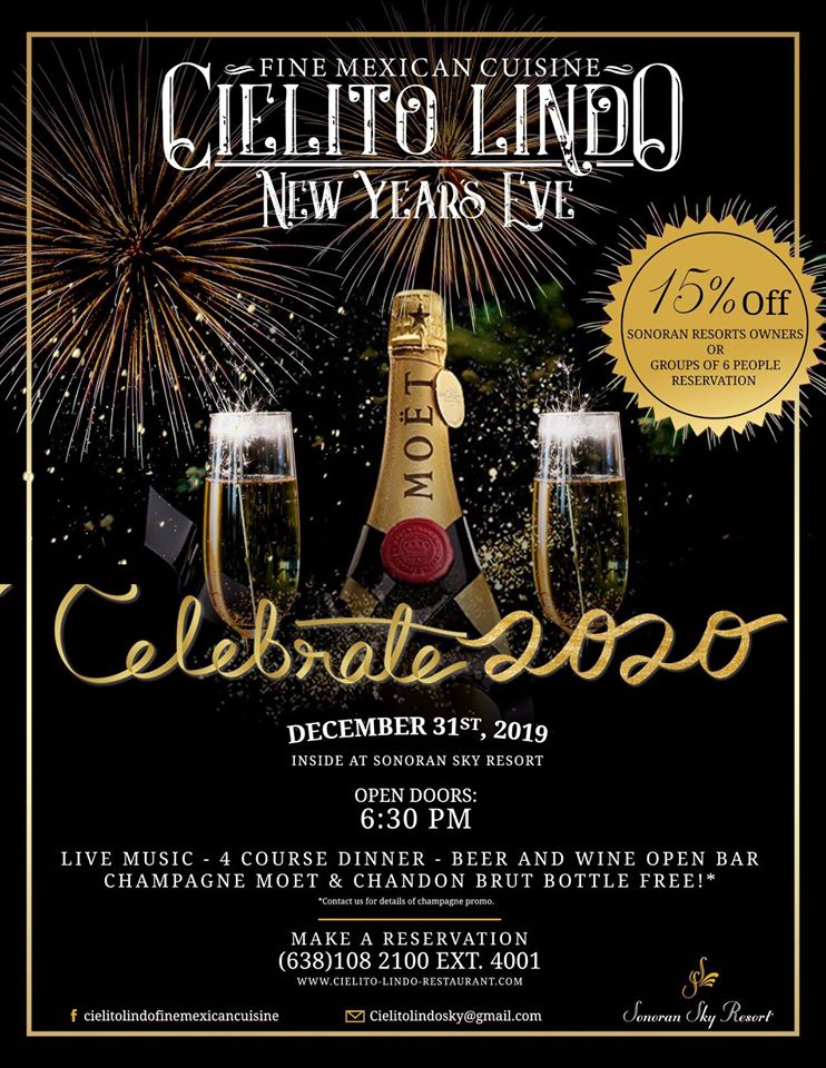 Make plans for New Years Eve Rocky Point