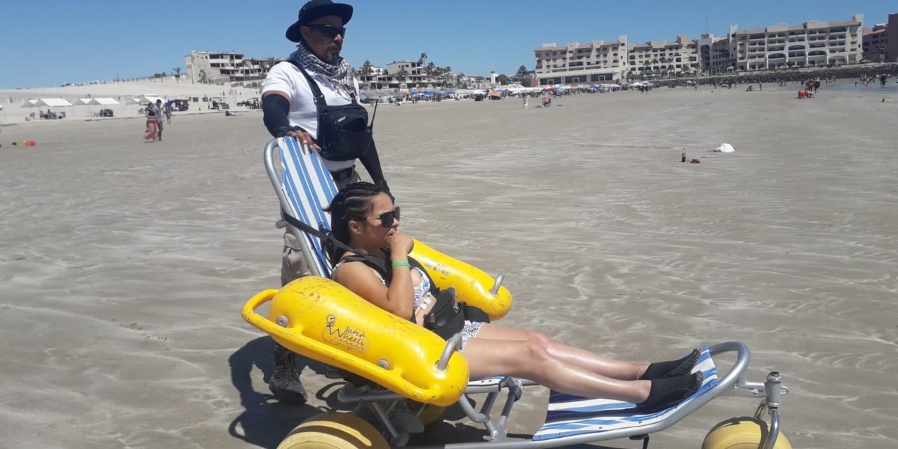 Beach wheel chair access resumes in Rocky Point