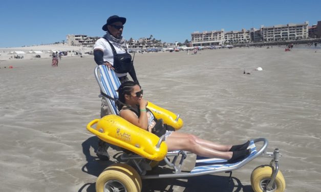 Beach wheel chair access resumes in Rocky Point