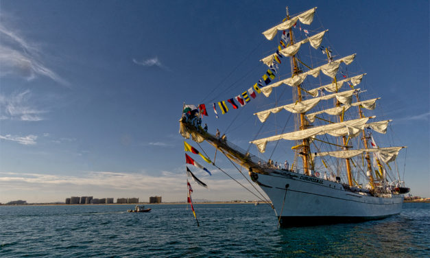 Naval training ship Cuauhtémoc comes to Rocky Point